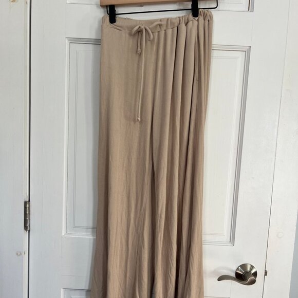Riot Swim Rory Wide Leg Pant in Coconut - Picture 2 of 2